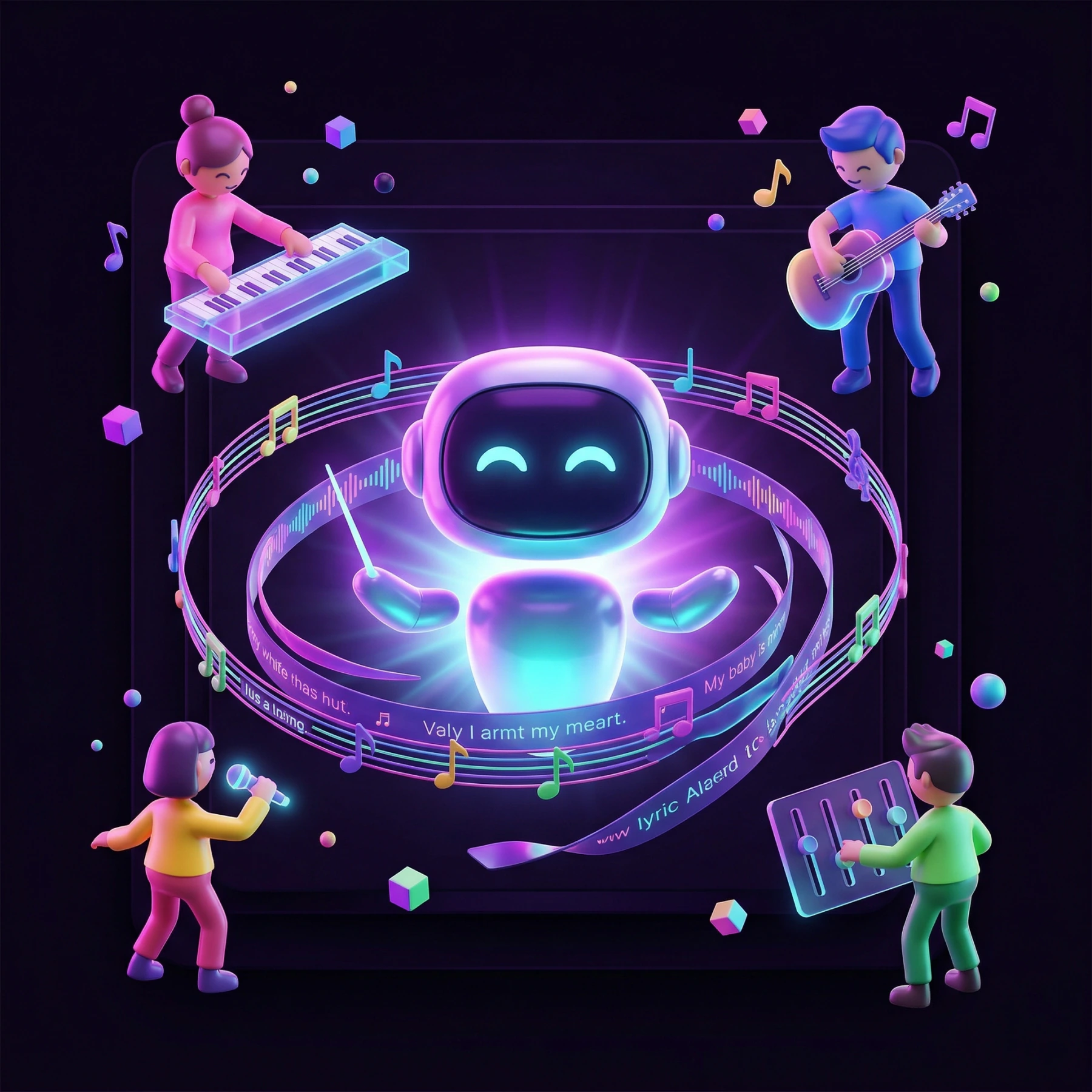 リアルタイムで創作。